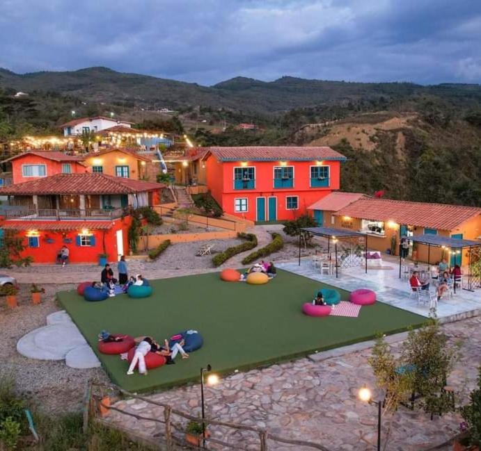 Hotel Casa Del Viento Zapatoca Exterior photo